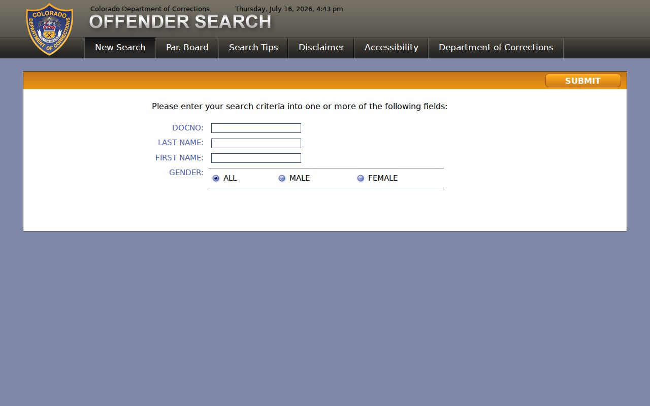 Lincoln County criminal records Colorado corrections offender search